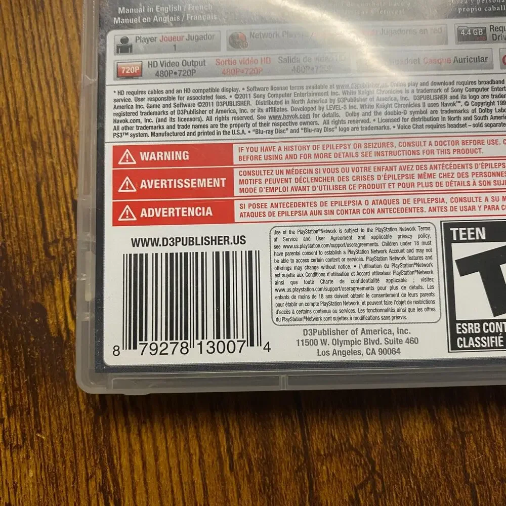 White Knight Chronicles 2 - Sony PlayStation 3